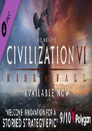 2k Games Sid Meiers Civilization VI Rise And Fall DLC PC Game